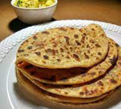 Paratha And Sada Aloo Tarkari