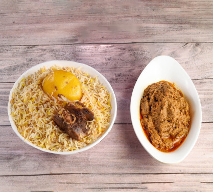 Mutton Biryani With Mutton Chaap Combo