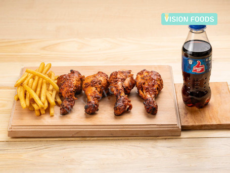 Tandoori Grilled Chicken Leg Meal For 2