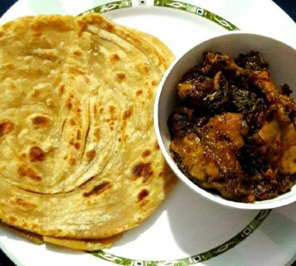 Lacha Paratha Chicken Kosha