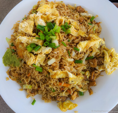 Egg Chicken Spicy Schezwan Fried Rice