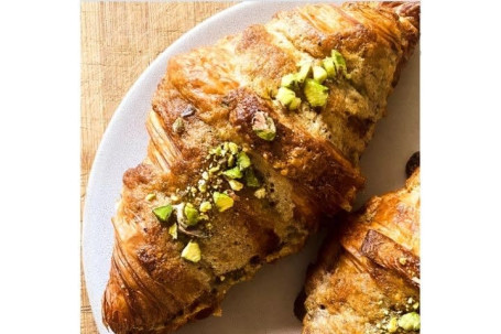 Pistachio And Raspberry Croissant