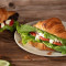 Tomato, Pesto And Feta Croissant Sandwich