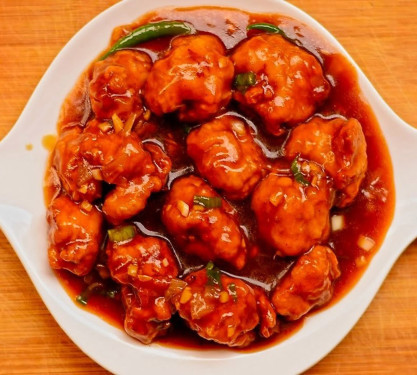 Bonless Chicken Manchurian [Gravy]