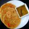 3 Pics Paratha With Sabji/Dal