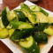 B1. Cucumber With Garlic Sauce Suàn Ní Huáng Guā