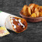 (Serve 1) Makhani-Falafel Wrap Wedges Refeição