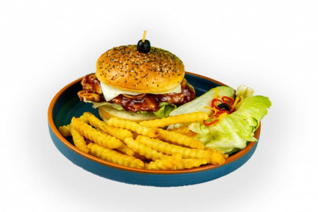 Barbeque Chicken Breast Burger