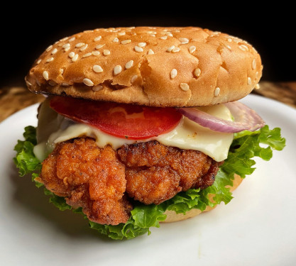 Siracha Chicken Steak Burger Spicy