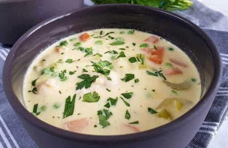 Creamy Chicken And Veg Soup