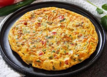 Masala Omelette With Fry Potato