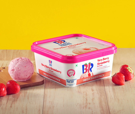 Fresh Very Berry Strawberry Ice cream (700 ml Mega Savor Pack)