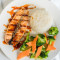 63. Grilled Salmon With Teriyaki Sauce Over Rice Cơm Cả Salmon Nướng Teriyaki Sauce