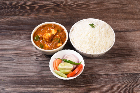 Rice Kadhai Paneer Salad