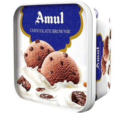 Amul Ic Choc Brownie Tub [1 Litre] [Tub]