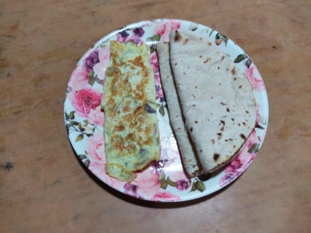 2 Roti With Egg Omelette