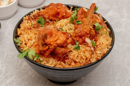 Mutton Dum Biryani Free Ckn Hot Wings 65 3Pcs