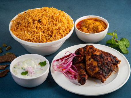 Grill Chicken 1/4 With Biryani Rice