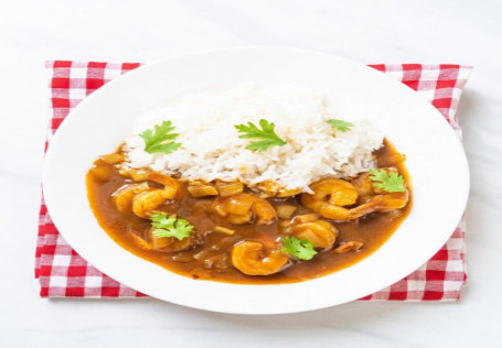Prawns Curry Naan Combo