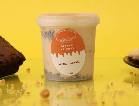 Salted Caramel Brownie Ice-Cream 125Ml