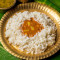 Steamed Rice, Poondu Kozhambu, Kootu, Vegetable Of The Day