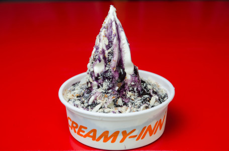 Blackcurrant Almond Sundae Ice Cream (250 300 Ml)