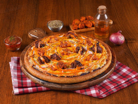 Chicken Tikka, Keema Tandoori Cheese Pizza (Medium Pizza)