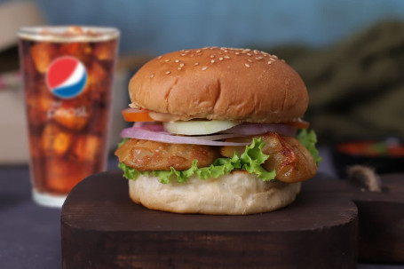 Chicken Cheese Moburg Pepsi