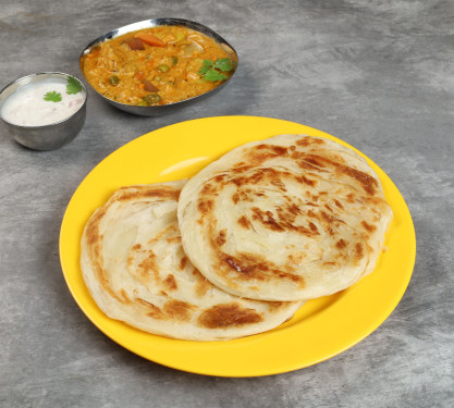 2 Parotta With Side Dish