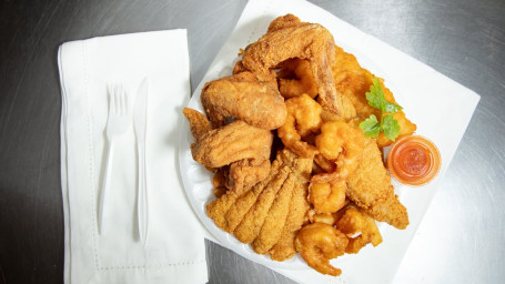 Fish, Chicken Shrimp (Combo-1)