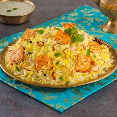 Spicy Zaikedaar Paneer (Hyderabadi Paneer Dum Biryani Serves 2)