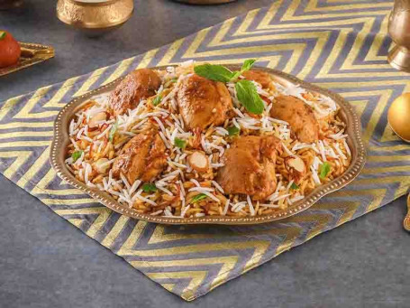 Spicy Lazeez Bhuna Murgh (Hyderabadi Chicken Dum Biryani, Boneless Serves 1)