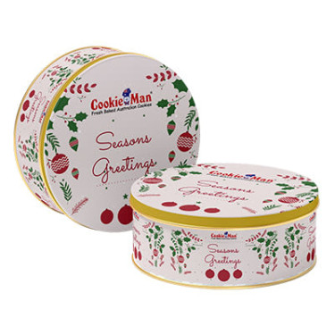 Christmas Snow White Cookies Gift Box 300G