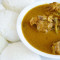 2 Idly With Chicken Curry