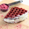Red Velvet With White Chocolate Waffle