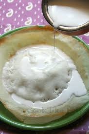 Appam And Coconut Milk