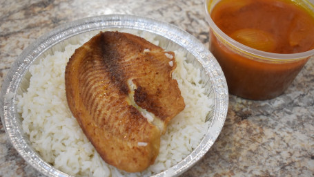 Fried Fish Strip/Filetillo De Pezcado Lunch