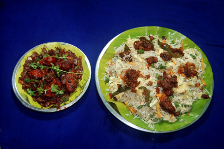 Beef Fried Rice, Chilli Chicken(5Pcs)