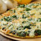 10 Spinach Mushroom Cottage Cheese Pizza