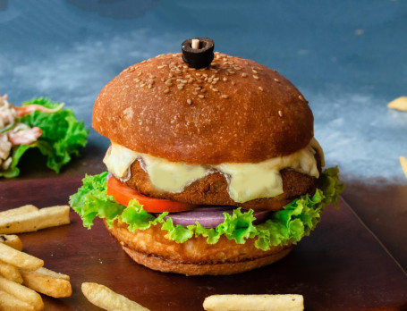 Smoked Cottage Cheese Burger