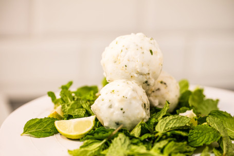 Smashed Mint Lime Ice Cream