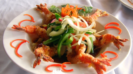 31. Prawns In Chili Sauce