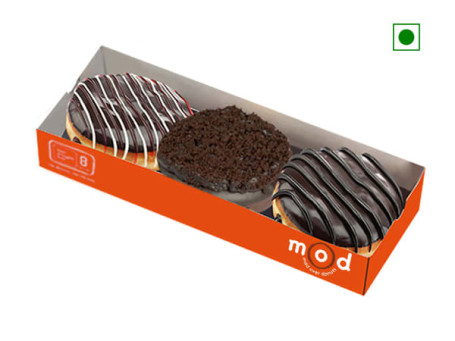 The Dark Sweet Sweet Triple Treat Box (3 Donuts)