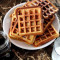 Classic Brussels Waffles With Maple Syrup