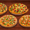 Refeição Para 4 Pessoas: Veg Core Pizza Combo Loaded