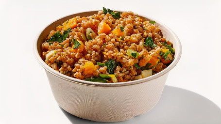 Spiced Farro With Butternut Squash Side