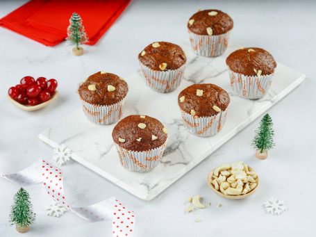 Muffin De Ameixa Rico De Natal 6 Pc