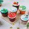 Cupcakes Fondant Especial De Natal (Pacote Com 6)