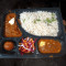 Chicken Butter Masala With Dal Makhni Thali
