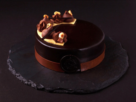 Belgium Dark Chocolate Hazelnut Truffle Cake Half Kg